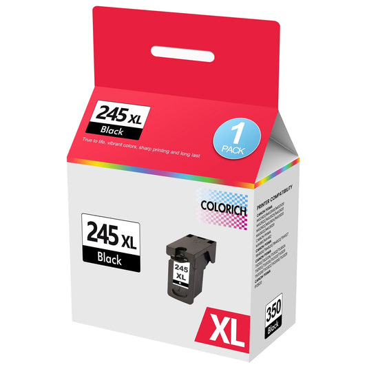 245XL Ink Cartridges for Canon ink PG 245 Black Ink Cartridge for Pixma MX492 MX490 MG2522 MG2920 MG2922 TR4520 TR4522 TR4527 TS3320 TS3322 Printer (1 Black)