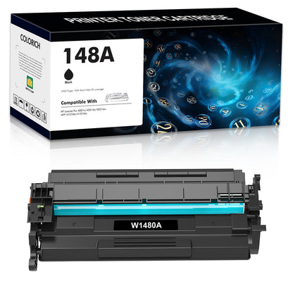 148A 148X Toner Cartridge with Chip Compatible for HP W1480A W1480X Laserjet Pro 4001dn MFP 4101fdw 4101fdn 4001n 4001dn 4001dw Black 1-Pack