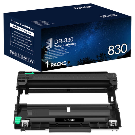 Colorich DR830 Drum Unit Compatible for Brother DR-830 DR 830 to Use with DCP-L2640DW HL-L2405W HL-L2460DW HL-L2460DWL HL-L2460DW HL-L2480DW Printer (1 Pack, NOT Toner)