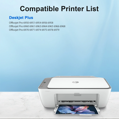 902 902XL Ink Cartridges Compatible for HP 902XL 902 5 Pack for OfficeJet 6968 6978 6970 6971 6974 6975 6979 6960 6961 6963 6964 6965 6966 6950 series Printer (2 x Black, Cyan, Magenta, Yellow)
