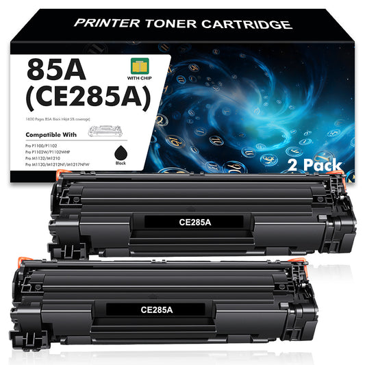 85A CE285A Toner Cartridge Compatible for HP 85A CE285A CE285D for HP Laserjet Pro P1102w M1212nf MFP P1102 M1217nfw 1102w P1005 M1132 M1210 M1212 Printer Ink (Black 4-Pack)
