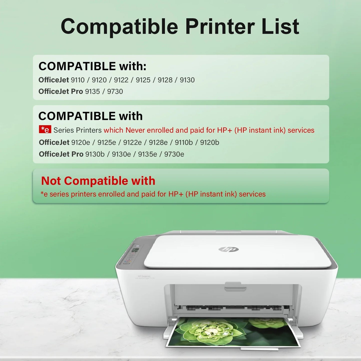 936 9125e Ink Cartridges Compatible for HP 936e 936 Ink Cartridge Combo Pack OfficeJet Pro 9130e 9135e 9120e 9730e 9130 9122e 9128e 9110b 9120b 9130b Printer 4 Pack, BK/C/M/Y