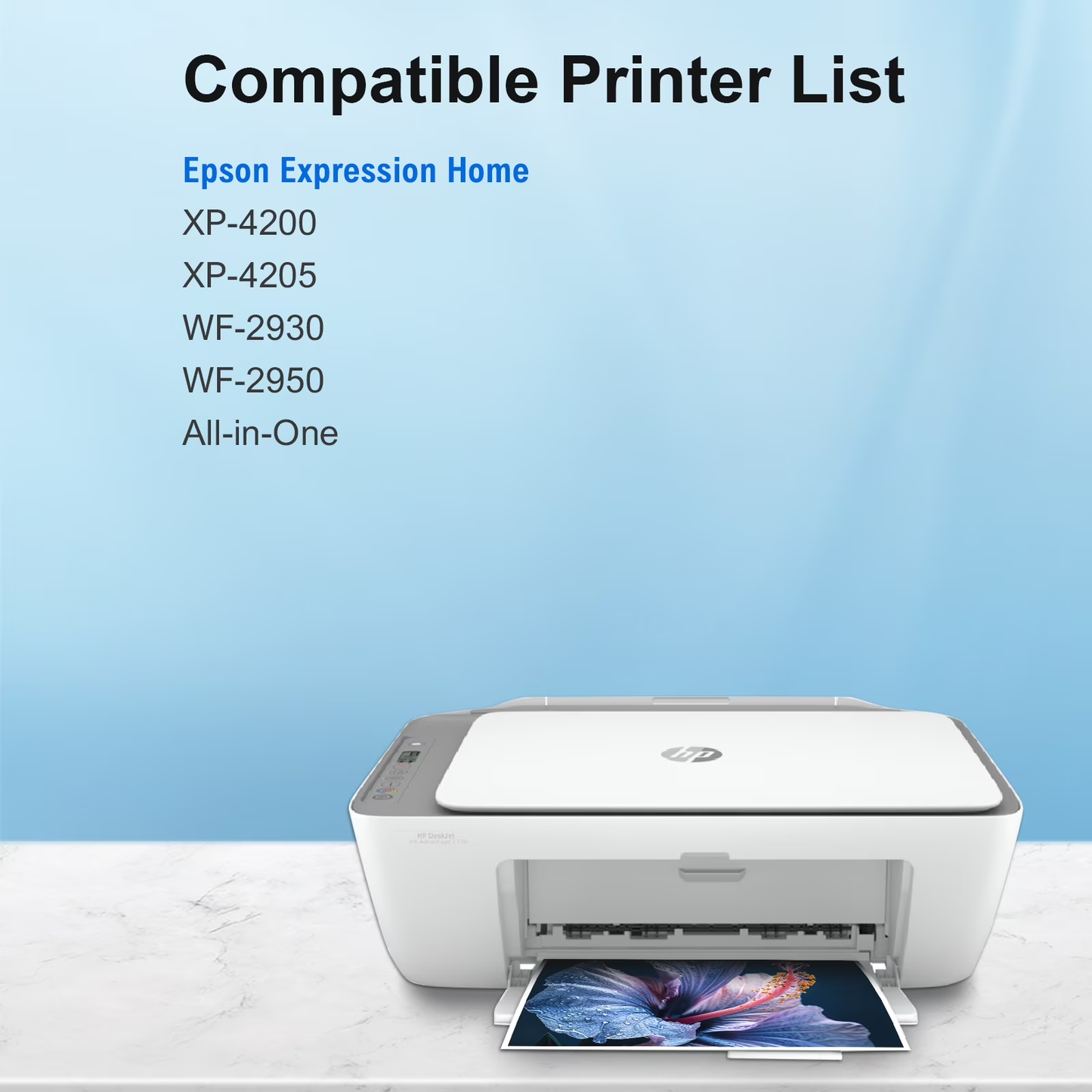 1-Pack 232XL Ink Cartridges Compatible for Epson 232 232XL Printer Ink for Workforce WF-2930 WF-2950 Expression XP-4200 XP-4205 (Cyan)