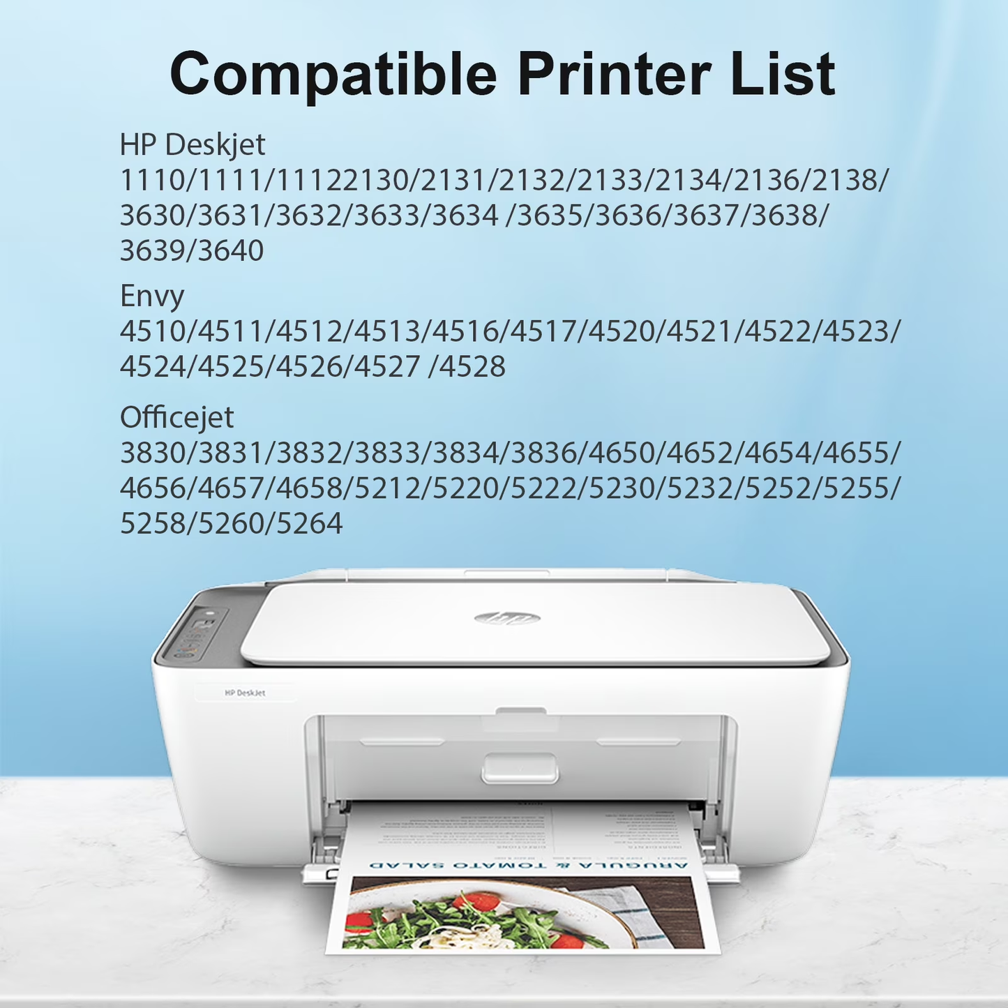 Compatible for HP 63XL Ink Cartridges 63 63XL Black and Color for Envy 4510 4520 Office 4650 4655 3830 Jet 5255 5258 Deskjet 3630 3632 1112 2132 2130 (1 Pack Black, 1 Pack Tri-color)
