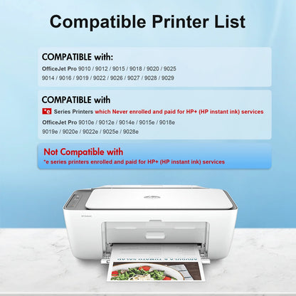 962XL Ink Cartridge Combo Pack Compatible for HP 962 XL Ink Cartridge for Priner Ink 962