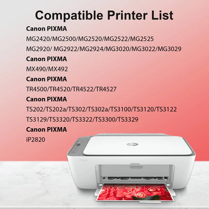 245XL Ink Cartridges for Canon ink PG 245 Black Ink Cartridge for Pixma MX492 MX490 MG2522 MG2920 MG2922 TR4520 TR4522 TR4527 TS3320 TS3322 Printer (1 Black)