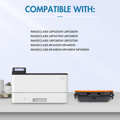 069 069H Black Toner Cartridge Compatible for Canon 069 069H CRG-069 Toner Cartridge Canon imageCLASS MF753Cdw MF751Cdw LBP674Cdw LBP673Cdw Printer (2 pack)