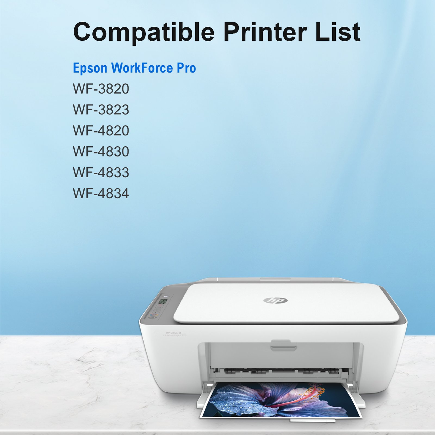 822XL Ink Cartridges 5 Pack Compatible for Epson 822 822XL Printer Ink Combo Pack for WorkForce Pro WF-3820 WF-4820 WF-4830 WF-4833 WF-4834 WF-3823 (2 x Black, Cyan, Magenta, Yellow)