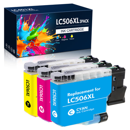 LC506XL Ink Cartridges Compatible for Brother LC506 LC506XL Brother Ink Cartridges for MFC?J4355DW MFC?J4555DW MFC?J4557DW£¨3 Pack£©