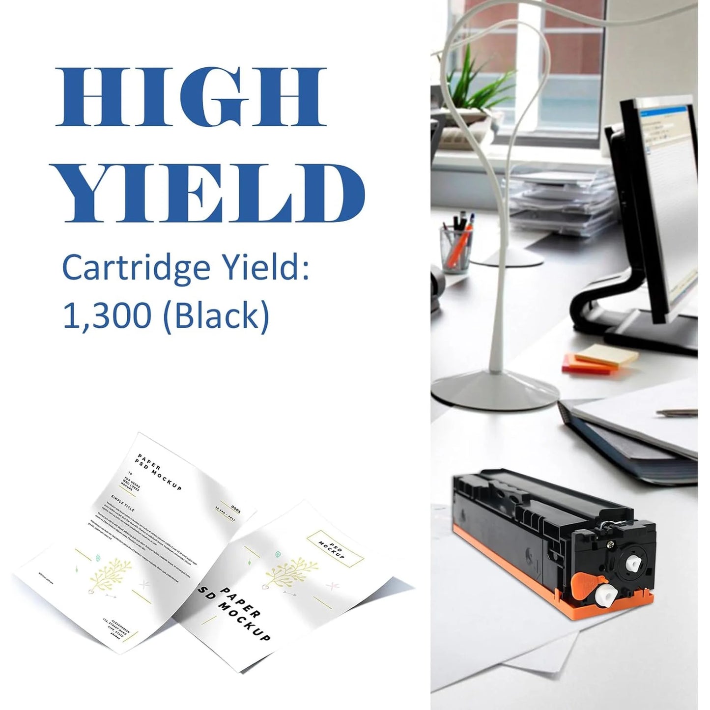 218A Black Toner Cartridges 2 Pack With Chip Compatible for HP 218A W2180A 218X W2180X 218 3301fdw Color Laserjet Pro MFP 3301fdw 3301cdw 3201dw 3301sdw 3301 3201 Series Printer High Yield Ink