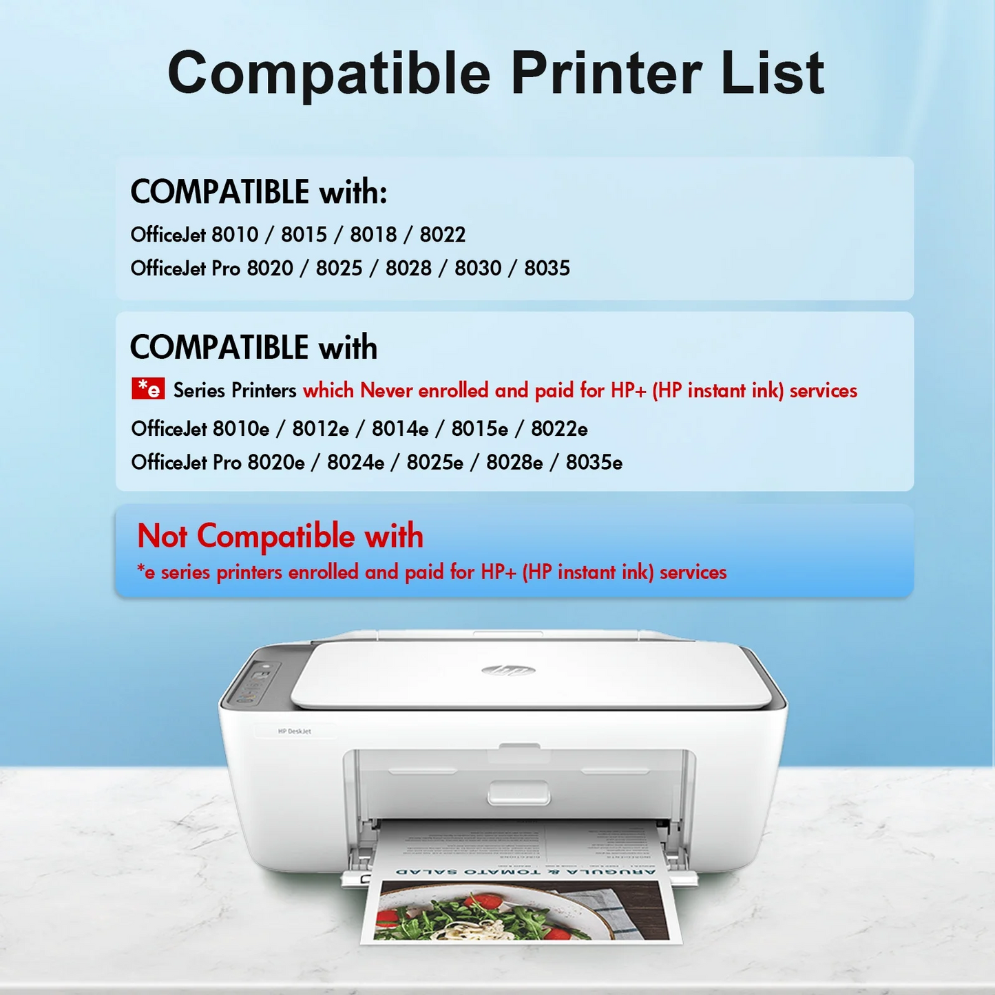 910XL Black Ink Cartridge 1-Pack Compatible for HP 910 910XL Officejet Pro 8012 8013 8015 8022 8025 8028 8035 8012e 8015e 8022e 8025e 8028e 8034e 8035e Printer