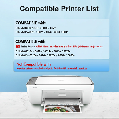 910XL Black Ink Cartridge 1-Pack Compatible for HP 910 910XL Officejet Pro 8012 8013 8015 8022 8025 8028 8035 8012e 8015e 8022e 8025e 8028e 8034e 8035e Printer