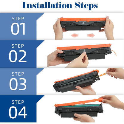 210A Toner Cartridges 4 Pack 4301fdw 4301fdn 4201dw Compatible for HP 210X 210A 210 Toner Cartridges Set Color Laserjet Pro MFP 4301fdn Pro 4201dw 4201dn Series Printer High Yield Ink (with Chip)