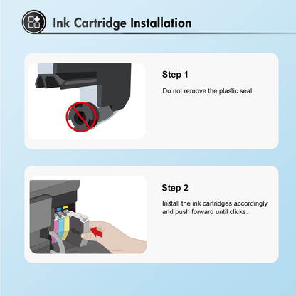 LC504 Ink Cartridges High Yield Compatible for Brother LC504 LC-504 Work for Brother MFC-J1205W MFC-J1215W MFC-J1205W XL Printer Ink (Black Cyan Magenta Yellow,4 Pack)