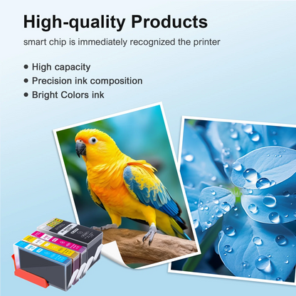 902 902XL Ink Cartridges Compatible for HP 902XL 902 5 Pack for OfficeJet 6968 6978 6970 6971 6974 6975 6979 6960 6961 6963 6964 6965 6966 6950 series Printer (2 x Black, Cyan, Magenta, Yellow)