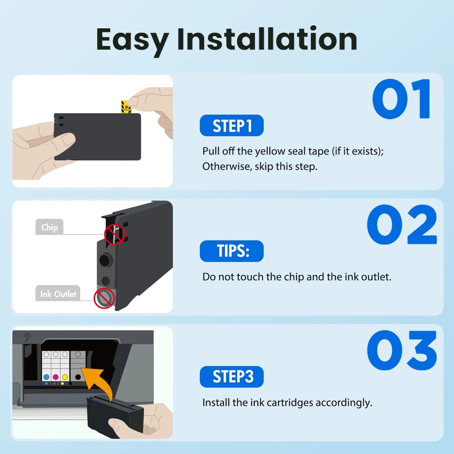 952 952XL Ink Cartridges Compatible for HP 952XL 952 Ink Combo Pack for OfficeJet Pro 8710 7740 8720 8210 8715 8702 7720 8730 8740 8216 8725 8700 (4 Pack, 1B, 1C, 1M, 1Y)