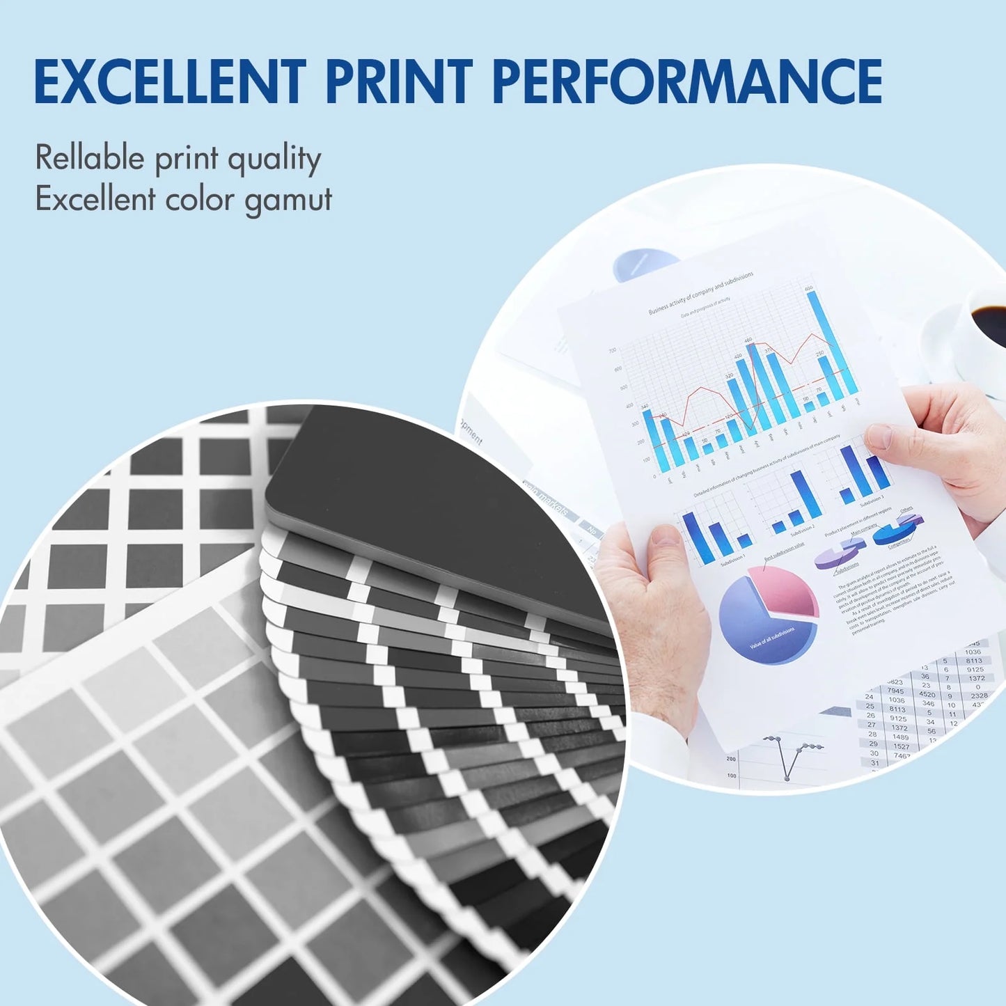 58A Toner Cartridges with Chip Compatible for HP 58A CF258A 58X CF258X Laserjet M428fdw M404 M404n M404dn M404dw N406dn MFP M428fdn M428dw M428 M430f Printer (Black, 2 Pack)