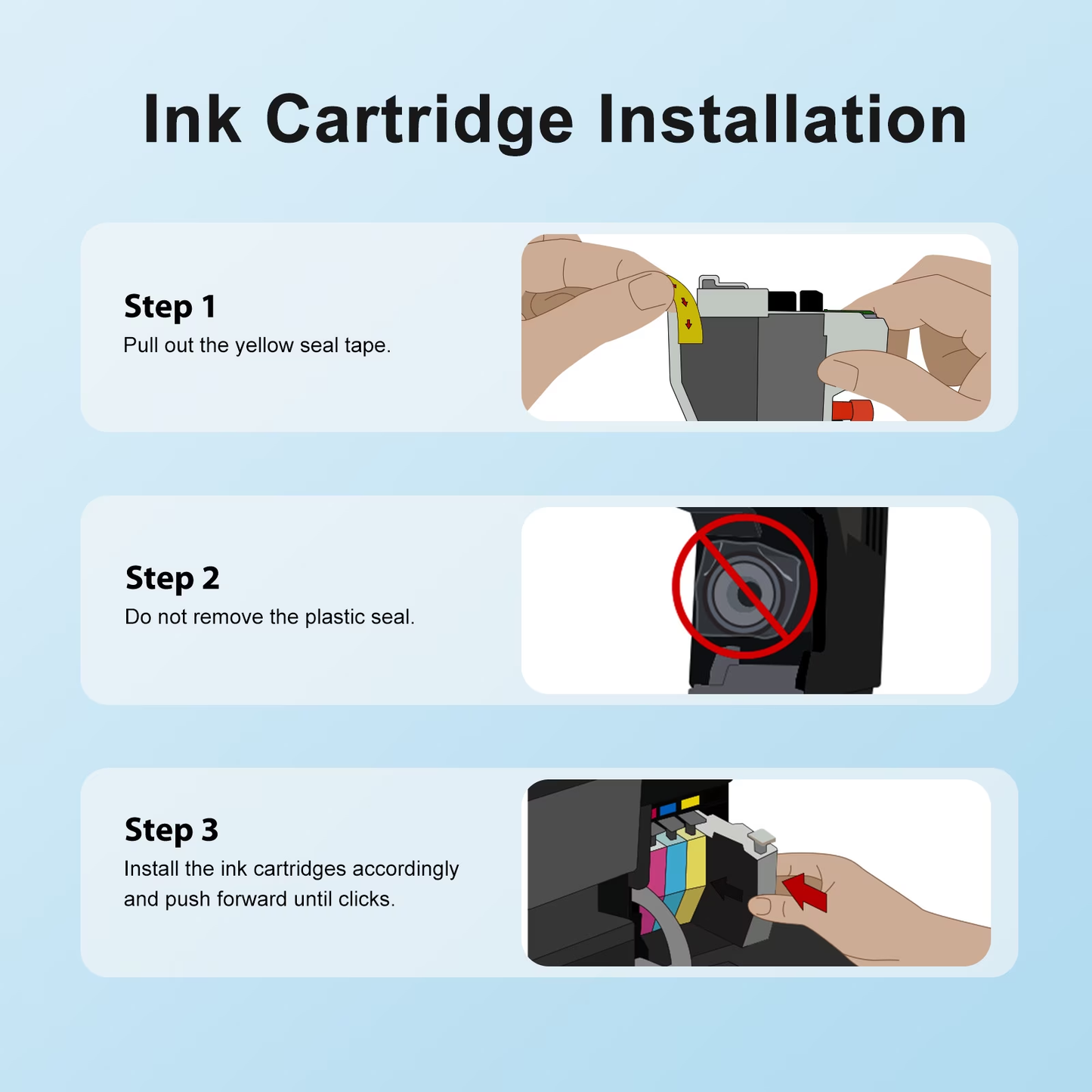 LC401XL LC401 MFC-J1010DW Ink Cartridges for Brother Printer 401XL LC 401 4-Pack High Yields for MFC-J1010DW MFC-J1170DW MFC-J1012DW MFC-J1800DW MFC J1010DW (Black, Cyan, Magenta, Yellow)