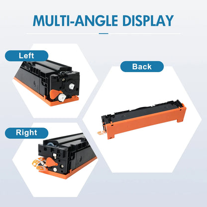 218A Toner Cartridges 4 Pack With Chip Compatible for HP 218A W2180A 218X W2180X 218 3301fdw Color Laserjet Pro MFP 3301fdw 3301cdw 3201dw 3301sdw 3301 3201 Series Printer High Yield Ink