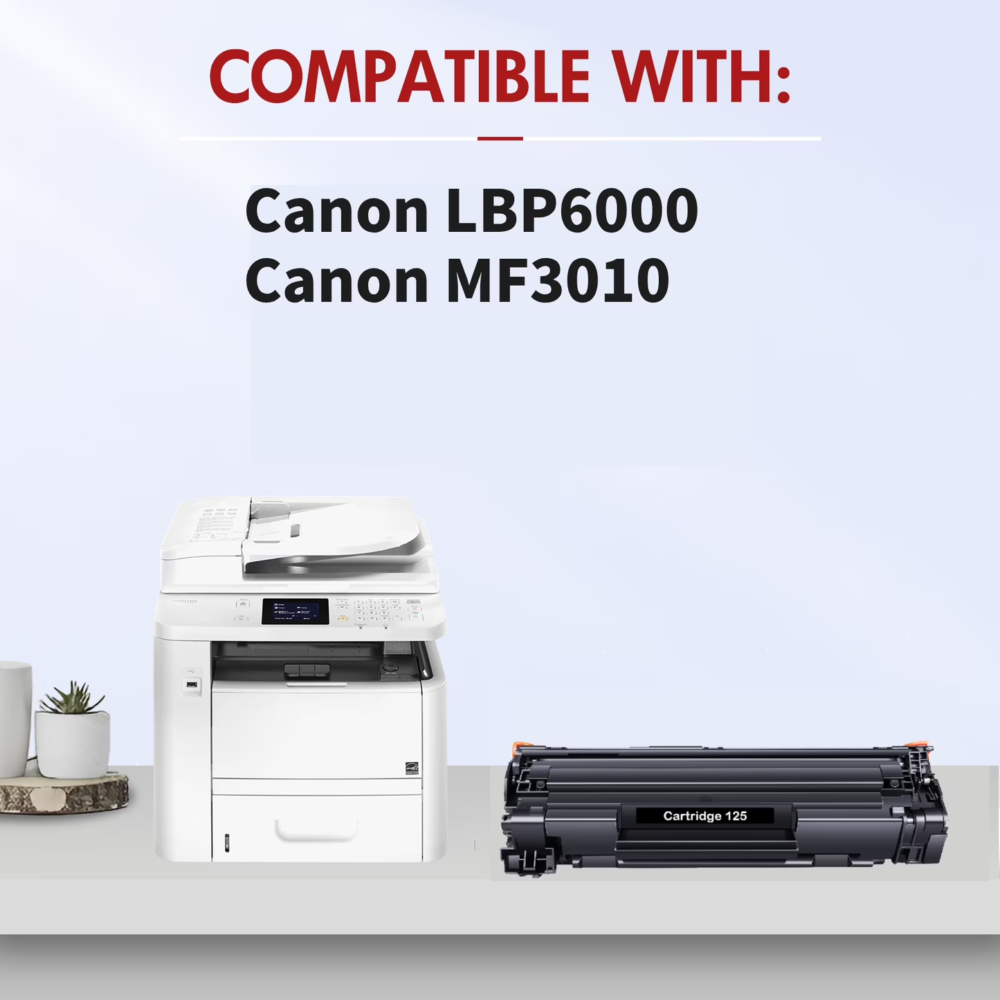 Colorich 125 CRG-125 MF3010 Toner Cartridge Compatible for Canon 125 High Yield ImageCLASS MF3010 LBP6000 Printer(Black, 2-Pack, 3484B001)