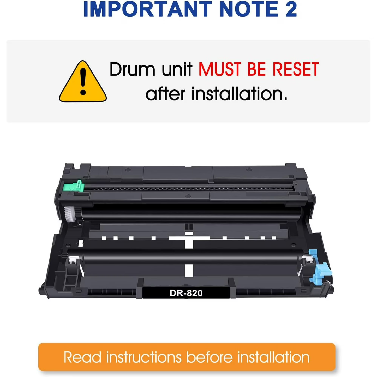 820 Drum Unit Compatible for Brother DR820 DR-820 DR 820 HL-L6200DW MFC-L5850DW MFC-L5900DW MFC-L6700DW MFC-L5800DW HLL6200DW HL-L5200DW HLL5100DN Printer (Black, 4-Pack)