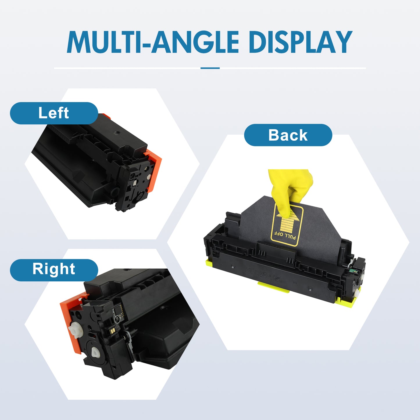 410X Compatible for HP 410X Toner Cartridges Pack of 4 410X 410A CF410X CF410A Laserjet MFP M477fdw M477fnw M477fdn Pro M452dn M452dw M452nw M477 M452 Printer Ink