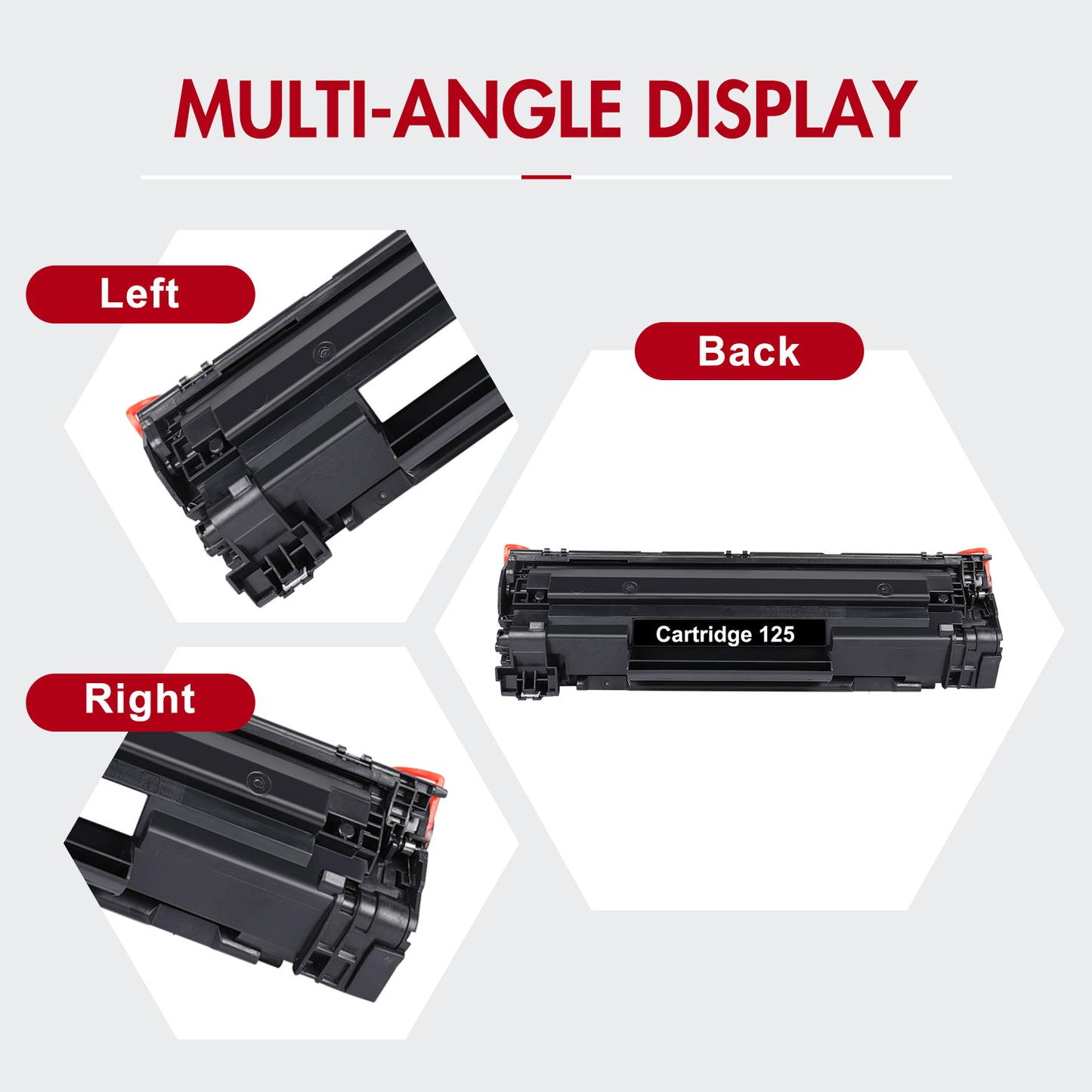 125 CRG-125 MF3010 Toner Cartridge Compatible for Canon 125 High Yield ImageCLASS MF3010 LBP6000 Printer(Black, 2-Pack)