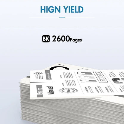 TN360 2-Pack High Yield Toner Cartridge Compatible for Brother TN360 TN-360 TN330 TN-330 to use with HL-2140 HL-2170W MFC-7840W MFC-7340 MFC-7440N MFC-7345N DCP-7030 DCP-7040 Printer Ink