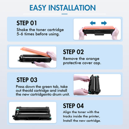 Colorich Compatible for Brother TN229XL TN-229XL TN229 Toner Cartridge High Yield MFC-L3780CDW MFC-L3720CDW HL-L3280CDW HL-L3220CDW HL-L3300CDW Printers (TN-229XLBK/C/M/Y,5-Pack)