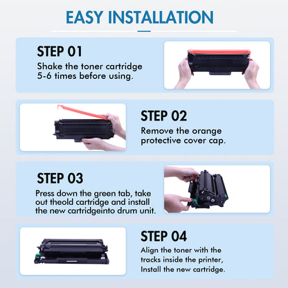 Colorich TN760 Toner Cartridge Compatible for Brother TN760 TN-760 HL-L2395DW MFC-L2750DW HL-L2390DW HL-L2350DW MFC-L2710DW Printer (Black, 2-Pack)