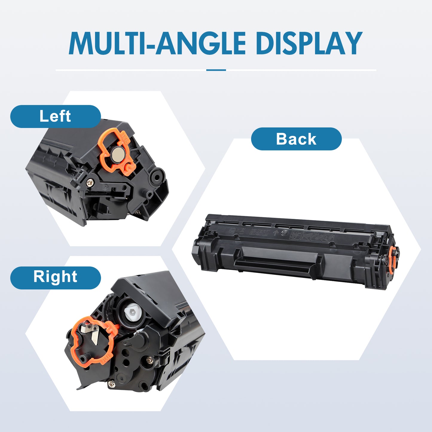 48A Toner Cartridge Compatible for HP 48A CF248A Laserjet Pro M15w MFP M29w M28w M15a M28a M29a M16w M16a M15 M29 M28 Printer Ink (Black, 2-Pack)